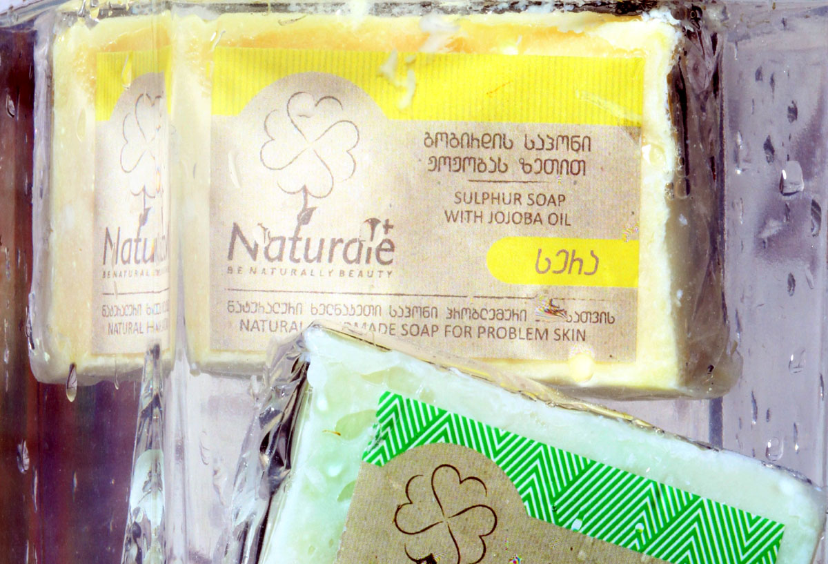 გოგირდის საპონი ჟოჟობას ზეთით