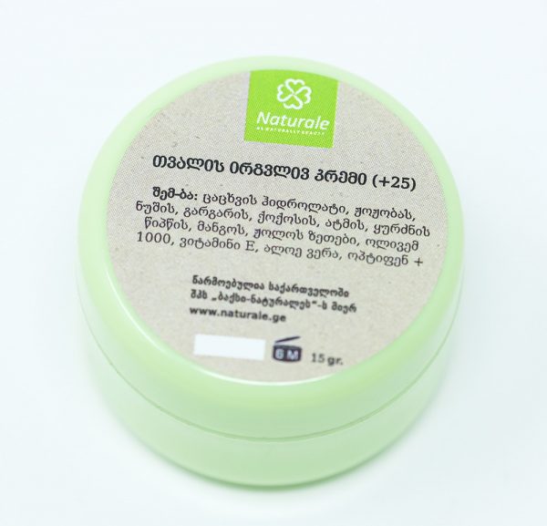 თვალის ირგვლივ კრემი ახალგაზრდა კანისათვის (+25)