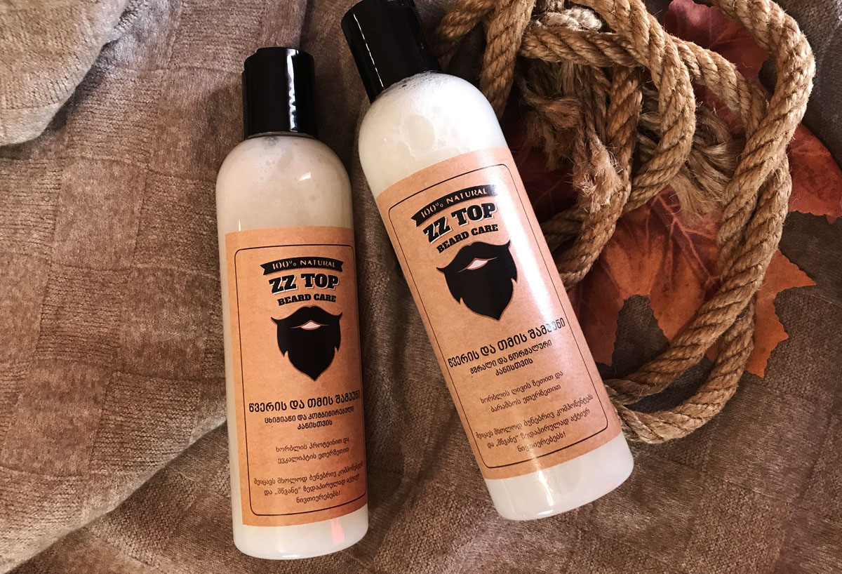 წვერის და თმის შამპუნი ცხიმიანი და კომბინირებული კანისთვის